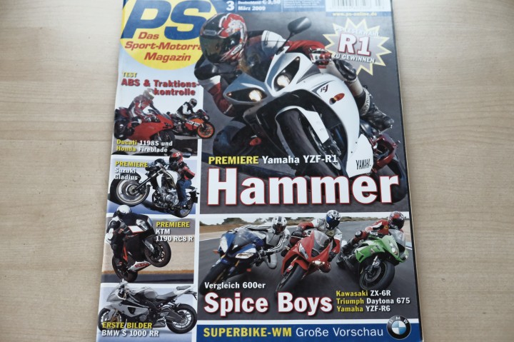 Deckblatt PS Sport Motorrad (03/2009)